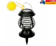 Solar Mosquito Killer Lamp Fly Trap Zapper Catcher Bug Insect Outdoor