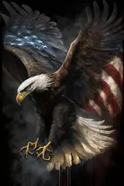 1000 Pcs National Flag Eagle Environmental Protection Puzzle Unique Art 30"x20"