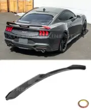 CARBON FIBER Rear Gurney Flap Spoiler For 24-Up Ford Mustang GT Performance Wing (for: Ford)