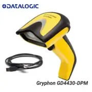 Datalogic Gryphon GD4430-DPM USB/RS232 2D Laser Handheld Barcode Scanner w Cable