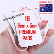 ALDI TENS EMS compatible ELECTRODE PADS - 9cm x 5cm x 16 LARGE PREMIUM PADS