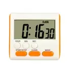 Alarm Cook Kitchen Clock LCD Count-Down Up Magnetic Tool Timer Digital Large