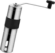 PHENOFICE Hand Operated Coffee Grinder Portable Manual Mill for Beans 304 Stainless Steel Coarse Medium Fine Settings for Cold Brew Drip Espresso