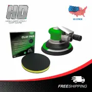 HDQ 6" PROFESSIONAL Air Sander + 6" Decontamination Clay Bar Pad