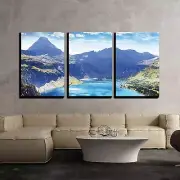 Wall26 - Glacier National Park Montana - Canvas Wall Art - 16"x24"x3 Panels