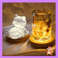 在飛比找蝦皮購物優惠-Siy Resin Art LED 展示架 3D 玻璃夜燈底