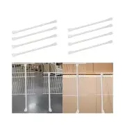 4 Pieces Wire Shelving Support Brackets Accessories Spare Parts Utility for