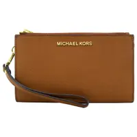 在飛比找PChome24h購物優惠-MICHAEL KORS MK防刮多功能手掛式中夾-棕