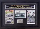 ALLAN MOFFAT Signed Photo 5x7 Collage Bathurst 1977 FORD 1-2 Finish FRAMED COA