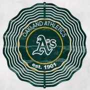 Oakland Athletics 10" Wind Spinner