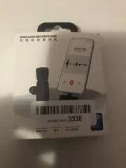 Mini Wireless Lavalier Microphone Kit Audio Video Recording For Android/iPhone