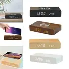 Alarm Clock with Charging Multipurpose Time Temperature Date Display Memory