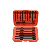18 Pcs of PK Tool Hex Power Bit Set - SAE 75mm & 150mm Length S2 Steel