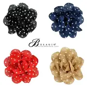 Belagio Enterprises 5 1/2" Wide Polka Dot Flower Clip-on | BU-302