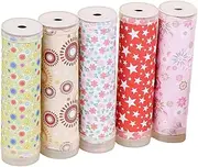 JOINPAYA DIY Making Materials 5 Pack Kaleidoscope Kits Handmade for Boys and Girls Toys