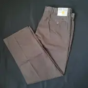 Men's Dockers' Premium Flat Front Golf Pants Dark Brown Size 34x32