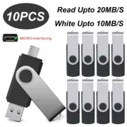 lot 1GB 2GB 8GB 16GB Micro USB Flash Drives Bulk 10 Pack Memory Stick Storage