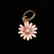 AUTHENTIC Pandora Pink Daisy Flower Dangle Charm 788771C01 NEW