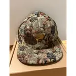 二手 HATER SNAPBACK TEDDY BEAR 滿版 泰迪熊 小熊 板帽 棒球帽