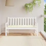 VRAXO Garden Bench Cushion Cream 150x50x7 cm Oxford Fabric -2.35KG,361604
