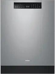 Haier Built Under Steam Dishwasher Stainless Steel
