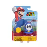 World Of Nintendo Super Mario 4 inch Figure Blue Shy Guy With Coin