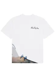 Blue Sky Inn Afterdeck Logo Cotton T-shirt - White L