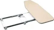 Ironing Board Hiding Ironing Board Foldable Ironing Station in Cabinet for Apartment & Small Room | Sturdy Folding Board, Easy-Release Lever Foldable Ironing Station