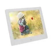 Skylight Frame - 10 Inch Wifi Digital Picture Frame, Email Photos From Anywhere, Touch Screen Display White 8 inches