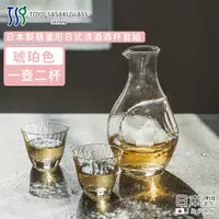 在飛比找松果購物優惠-【TOYO SASAKI】日本製葫蘆形日式清酒酒杯套組-透明