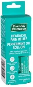 THURSDAY PLANTATION Headache Pain Relief Peppermint Oil Roll-On 9ml