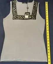 Cyrus Lightweight Tank Top - Women Size ___ Polyester/cotton - Studded