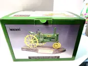 JOHN DEERE MODEL A * 1/16 RESIN TRACTOR ON SCULPTURED BASE* SPEC CAST JDM 167