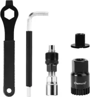 Bike Crank Puller Bike Crank Arm Remover + Bottom Bracket Remover + Allen Key Wr