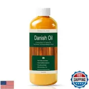 Danish Oil for Wood - Pure Polymerized Linseed Oil Wood Finish and Sealer - I