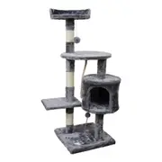 Cat Tree Scratching Post (Silver Grey) - 110cm