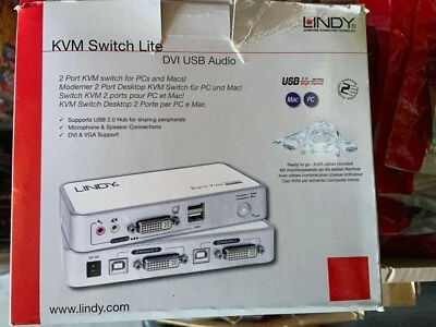 KVM Switch Lite - DVI USB Audio