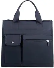[HAMKVBPR] Mens Briefcase Men's Multi-compartment Simple Casual Commuting Briefcase for Work Business