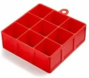 Art & Cook 9-Cube Ice Mold - Red