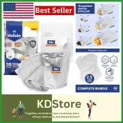 2.5-Gallon Mylar Storage Bags - 30-Pack Airtight Heat-Sealable Food Protection