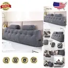 Multi-Purpose King Size Wedge Pillow with Ergonomic Neck Support Accessories
