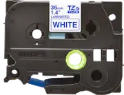 Genuine Brother TZe-263 Labelling Tape Cassette  Blue on White, 36mm wide, 8m long Compatible with a wide range of Brothers P-touch printers