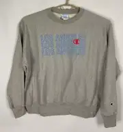 Champion Reverse Weave Gray Crew Neck Sweatshirt Size XL Men’s Los Angeles New