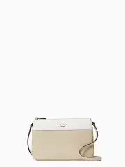 Leila Colourblock Pebbled Leather Triple Gusset Crossbody