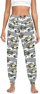 [FFYHO] Women's Yoga Pants Christmas Jeeps Sweatpants Elastic Waist Joggers Harem Trousers Flare Leggings for Women