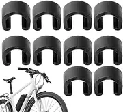 Brake Cable Clips - 10X C Type Cable Clamp, Derailleur Shifter Wire Clamp Brake Cable Hose Clamp for Mountain Cycling