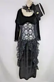 Women's Underwraps LG Large 3 Piece Dark Mistress Costume Halloween Pyramid Co.