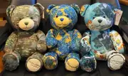 NWT Build A Bear x MET Museum Van Gogh Irises & Water Lilies Monet & Cezanne