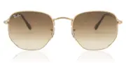 Ray-Ban RB3548 Hexagonal 001/51 Men's Sunglasses Gold Size 51