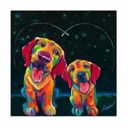 Paint By Numbers Adults kids Dogs DIY Painting Kit 40x50CM Canvas